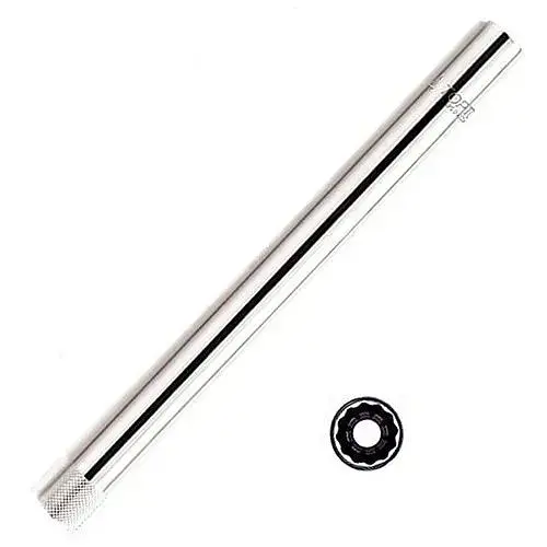 Свічкова головка 12-гранна 14 мм 3/8 12 гр. L 250 мм Toptul hoz0009471 - фото 1