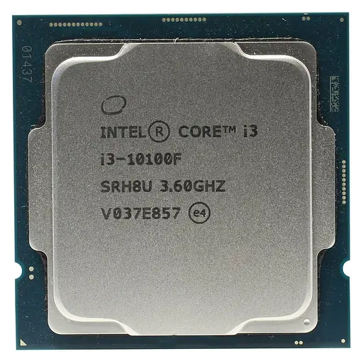 Процессор Intel Core i3 10100F (CM8070104291318) (Socket 1200, 8T, 4.3 ГГц, Tray) Б/у - фото 1