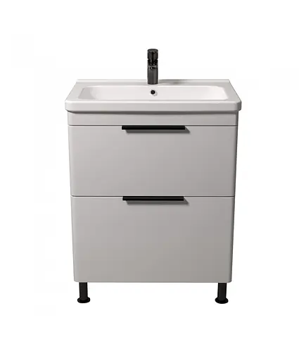 Тумба Мойдодир Freya 60 з умивальником Ipek 60 Білий - фото 8