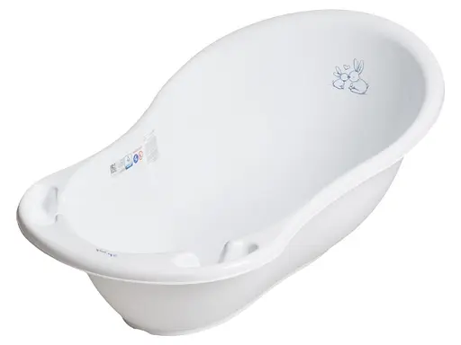 Ванна дитяча Tega Baby зі зливом Bunny 86 см white - фото 1