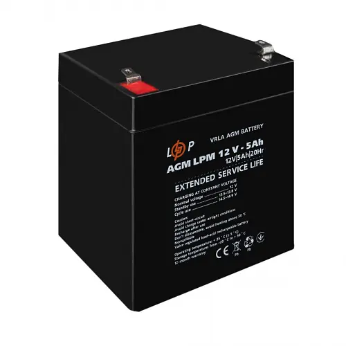 Акумулятор LogicPower AGM LPM 12V - 5 Ah - фото 4