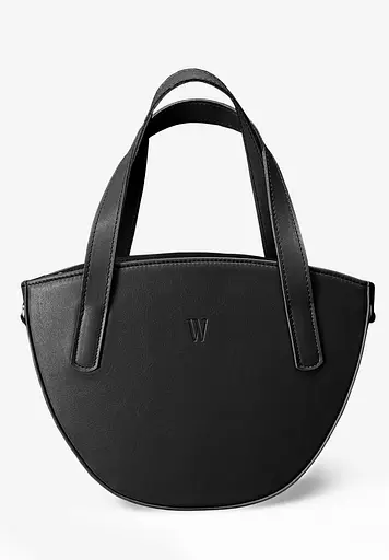 Жіноча шкіряна сумка Bella чорна - фото 2