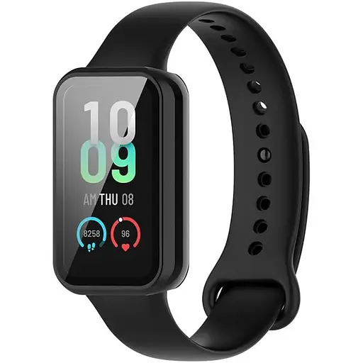 Чехол-накладка DK Пластик Gloss Glass Full Cover для Xiaomi Amazfit Band 7 (black) - фото 2