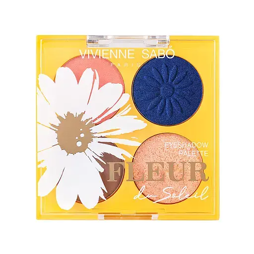 Палетка тіней для повік Vivienne Sabo Fleur du soleil, відтінок 02, 4,8 г (8000019704480) - фото 3