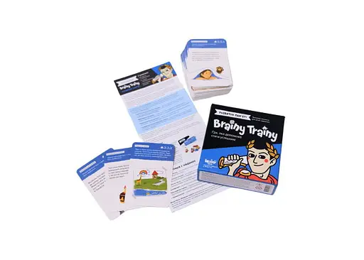 Настольная игра Brainy Trainy Brainy Trainy Развитие памяти (укр.) (УКР059) - фото 4