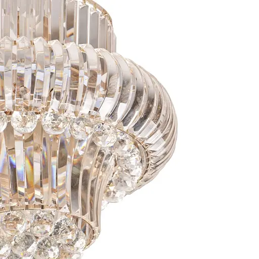 Люстра подвесная Brille хрустальная с подсветкой LED E14 40W G (BCL-632S/8) - фото 3