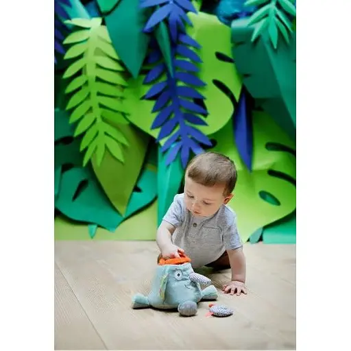 Игрушка мягкая развивающая Ebulobo Слон 20 см (E80004) - фото 10