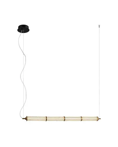 Подвесной светильник Italux PND-26384-4-GD-CL Sanpo Led 4x11W 3000K 900Lm IP20 Gold - фото 1