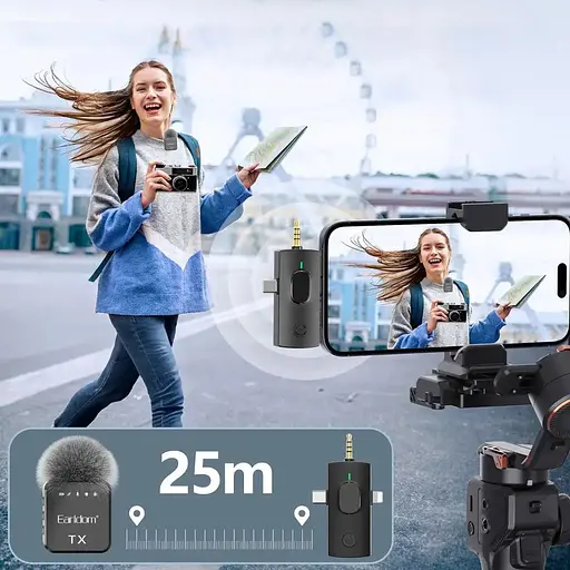 Микрофонная радиосистема Earldom ET-MC12 Black (149922) - фото 20