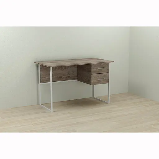 Компьютерный стол Ferrum-decor Таккота 75x100x70 белый ДСП Дуб Сонома Трюфель 16мм (FRD-102110)