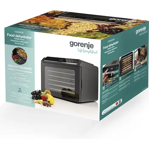 Сушка для овощей и фруктов Gorenje FDK600DB - фото 12