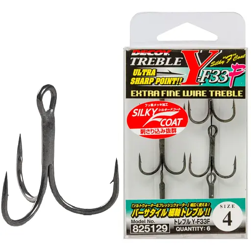 Тройник Decoy Y-F33FP Propack #8 (34шт/уп) - фото 1