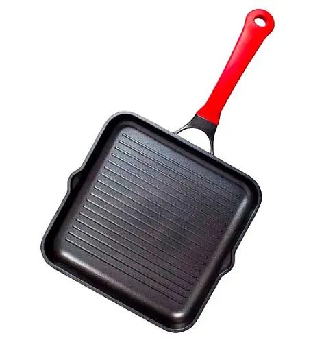 Квадратная сковорода гриль Biol Modern 28x28 см - фото 3