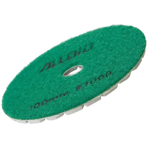 Круг алмазний Alloid Building Tools Combs шліфувальний на липучці 100 мм зерно 1000 (DD-63383) - фото 3