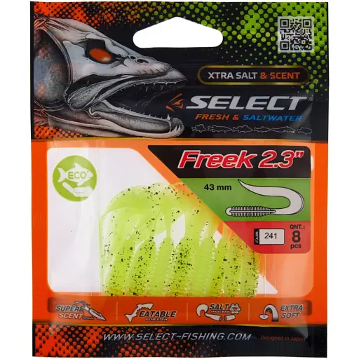 Силікон Select Freek 2.3" #241 (8 шт/уп) - фото 2
