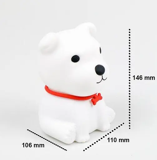 Ночник Framily LJC-140 детский аккумуляторный силиконовый светильник Собачка 1.5 Вт - фото 2