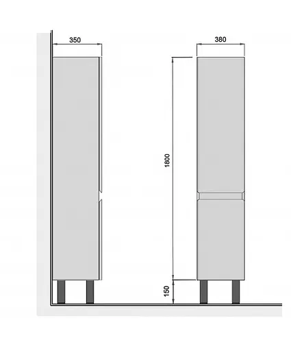 Пенал Мойдодир Unik П-38-к-U білий, Білий - фото 9