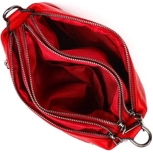 Сумка кожаная женская Vintage 27х12х9.5 см sum0022702 - фото 5