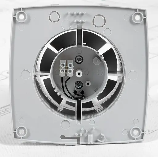 Декоративный вентилятор Vents 125 ЛД черный матовый - фото 2