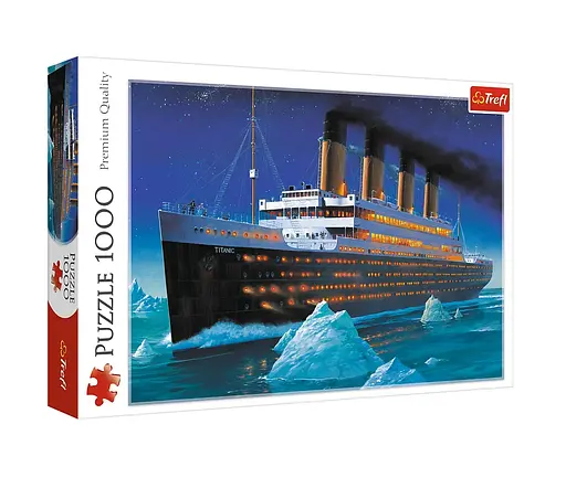 Пазл "Титанік" 1000 елементів 10080 Trefl, в коробці (5900511100808) - фото 1