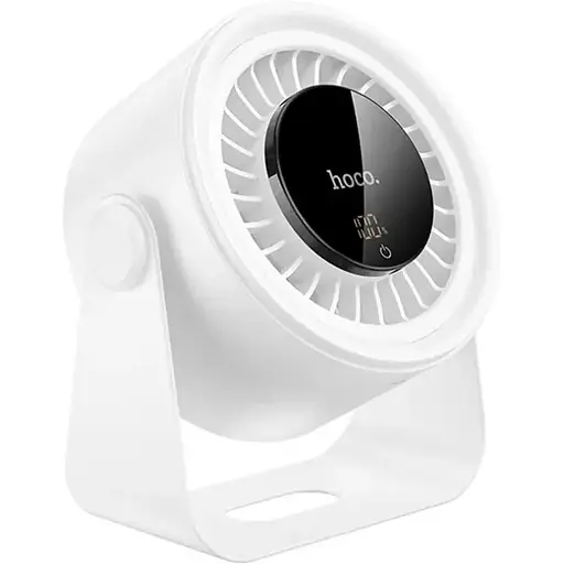 Вентилятор Hoco Hx66 desktop circulating fan настільний з акумулятором 3000 mAh - фото 1