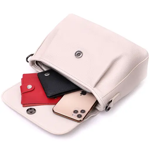 Кожаная сумка женская Vintage 25х17.5х9 см sum0024663 - фото 7