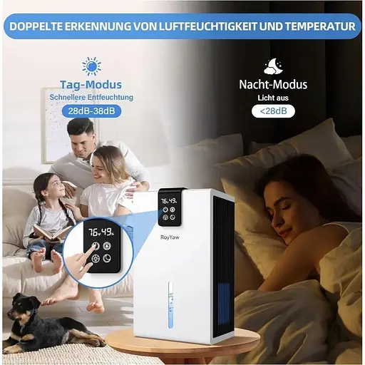 Электрический осушитель воздуха RoyYaw ультратихий 2600 мл - фото 5