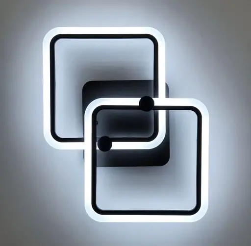 Стельова мінімалістична LED люстра в чорному корпусі Line.F RGB підсвітка Немає - фото 3