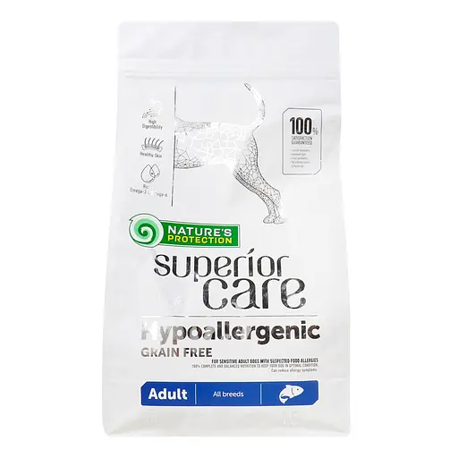 Сухий гіпоалергенний беззерновий корм для собак всіх порід Nature's Protection Superior Care 1.5 кг - фото 2
