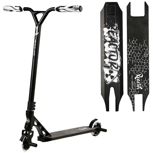 Самокат трюковый Best Scooter Черно-белый 000254808