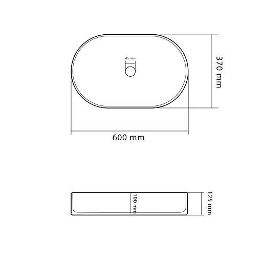 Умивальник VBI Verona 60 gold marmo glossy накладний VBI-011324, Золотий - фото 2
