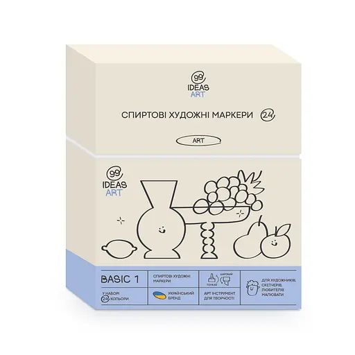 Набор маркеров Basic 1, 24 шт.