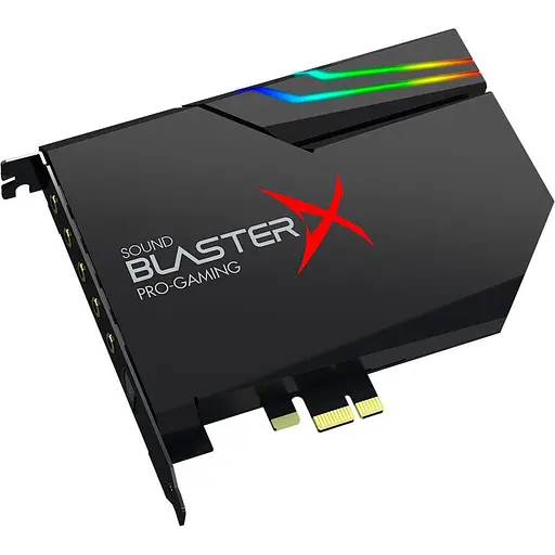 Звуковая карта Creative Sound Blaster X AE-5 Plus 5.1 PCI-E 70SB174000003 внутренняя (104688)