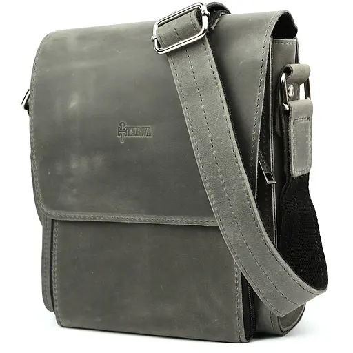 Кожаная сумка-планшет через плечо Tarwa 26х22х6 см sum0028323 - фото 3