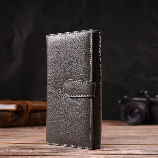 Жіночий шкіряний гаманець Canpellini 10х19х1.5 см acs0025571 - фото 7