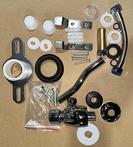 Писсуар подвесной Mixxus Premium Bevel-1005 380x420x750 мм с краном для писсуара MP6664, Белый - фото 4