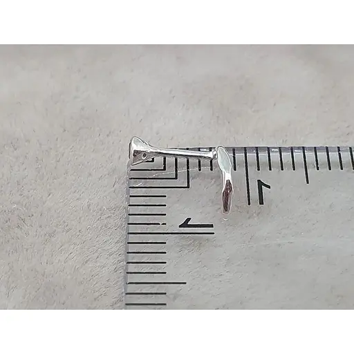 Серебряная серьга-пирсинг в нос. 1023.4С Аметистовый - фото 6