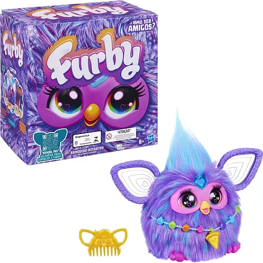 Уценка. Игрушка интерактивная Hasbro Furby Purple (F6743) - фото 12