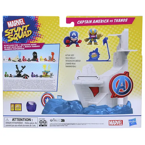 Набор игрушечный Hasbro Marvel Stunt Squad Смешин хироус Captain America vs Thanos (F6894_F7059) - фото 3