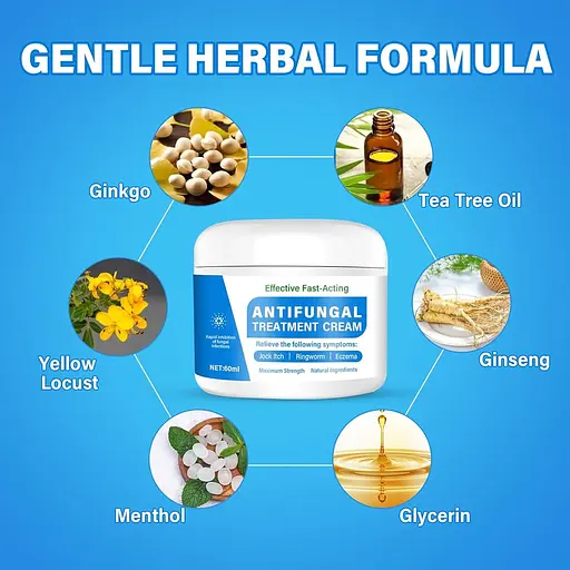 Противогрибковый крем, противогрибковый крем для кожи, противогрибковый крем от зуда для облегчения стригущего лишая и экземы - фото 4