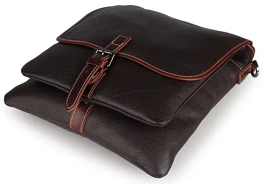 Сумка кожаная мужская Vintage 30,5х32х4 см sum0012436 - фото 5