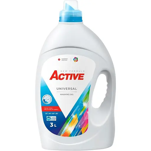 Гель для прання Active Universal з ароматом свіжості 3 л