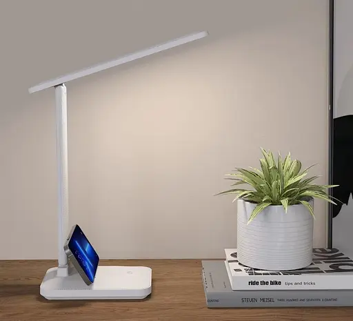 Акумуляторна настільна світлодіодна лампа Tedlux TL-1001B (Біла) - фото 6