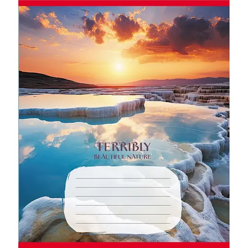 Зошит учнівський "Неймовірно красива природа" Leader 024-560107L-1 в лінію, 24 аркуші - фото 1