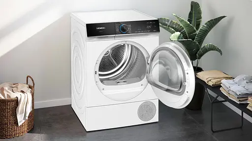 Siemens Сушильна машина тепловий насос, 8кг, A++, 60см, дисплей, білий - фото 3