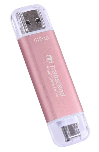 Накопитель SSD Transcend SSD накопитель 512GB ESD310P Type-C Portable SSD (TS512GESD310P) 500 (FFMSTR02125) - фото 1