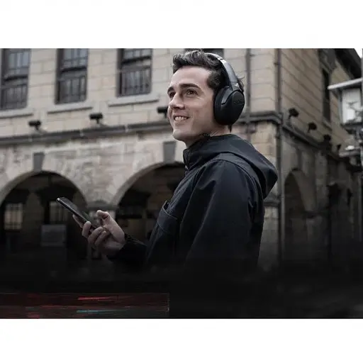 Навушники Asus бездротова гарнітура ігрова повнорозмірна ROG STRIX GO 3.5 mm і BT (90YH02Y1-B5UA00) - фото 9