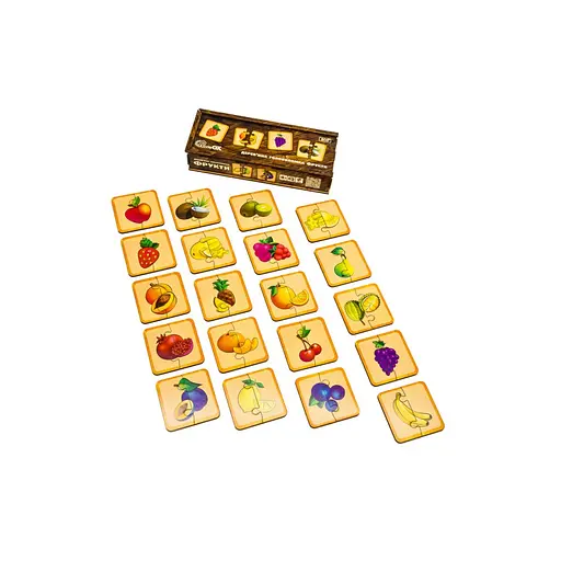 Дерев'яна головоломка "Фрукти" PuzzleOK Puz-36359, 40 елементів - фото 3