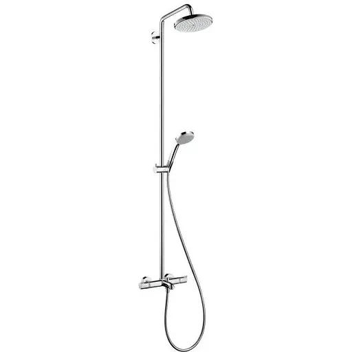 Душова система Hansgrohe Croma 220 Showerpipe 27223000, Хром - фото 1