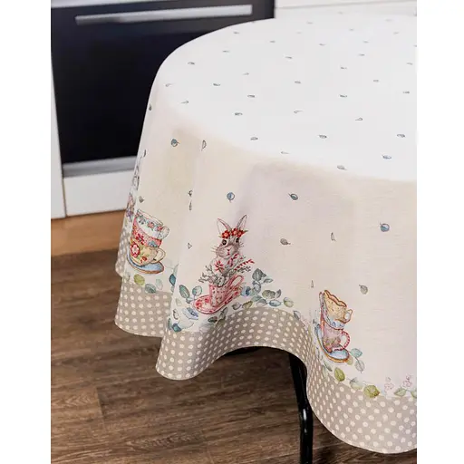 Скатерть Прованс Очарование круглая гобелен d=180 см (44018) - фото 4